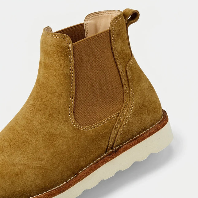 Bottine chelsea cuir daim homme quotidien - Vue 4 - Bottine