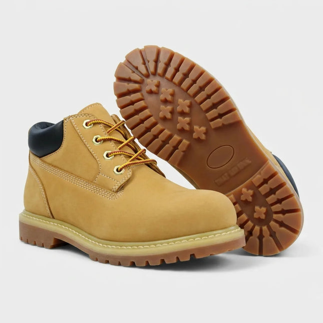Bottine cuir daim homme style décontracté - Vue 4 - Bottine
