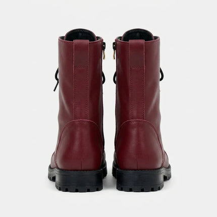 Bottine cuir hiver femme élégante - Vue 4 - Bottine
