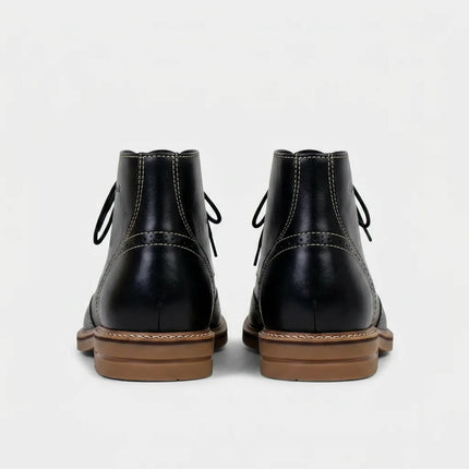 Bottine cuir homme élégante lacets - Vue 3 - Bottine