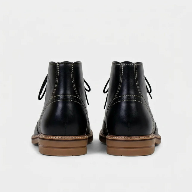 Bottine cuir homme élégante lacets - Vue 3 - Bottine