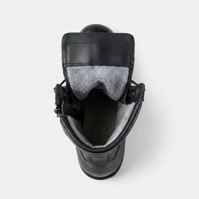 Bottine cuir homme style combat robuste - Vue 5 - Bottine
