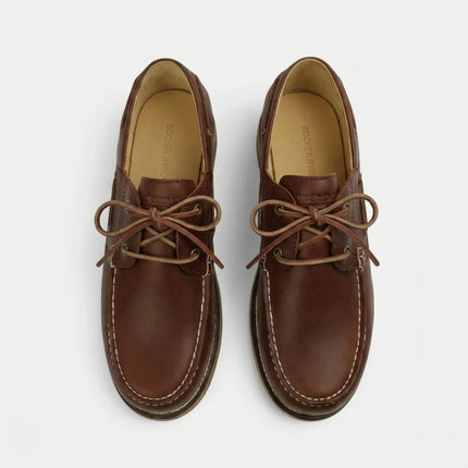 Bottine cuir quotidien homme style maritime - Vue 3 - Bottine