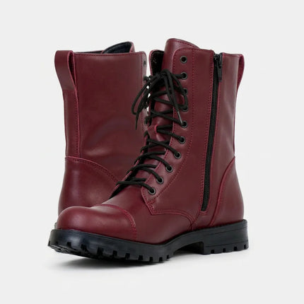 Bottine cuir quotidien robuste femme - Vue 1 - Bottine