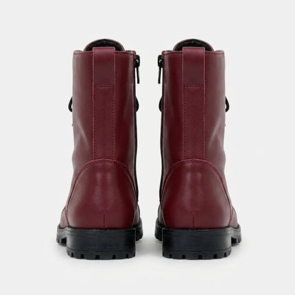 Bottine cuir quotidien robuste femme - Vue 3 - Bottine