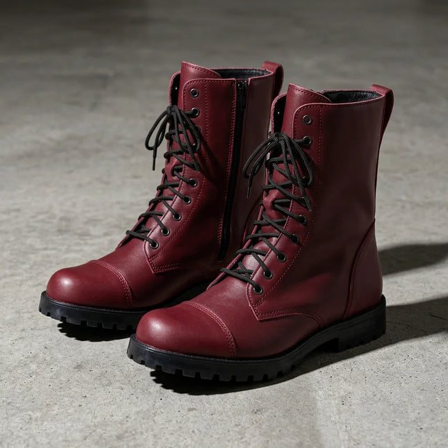 Bottine cuir quotidien robuste femme - Vue 6 - Bottine