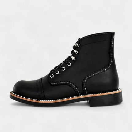 Bottine cuir quotidien style vintage homme - Vue 1 - Bottine