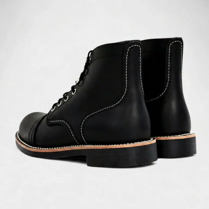 Bottine cuir quotidien style vintage homme - Vue 2 - Bottine