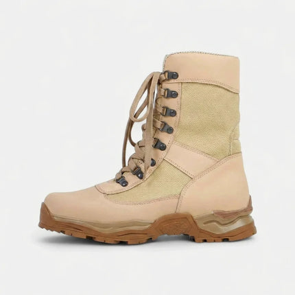 Bottine cuir robuste randonnée hiver homme - Vue 1 - Bottine