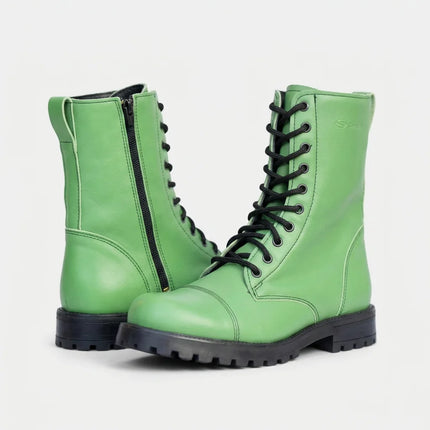 Bottine cuir robuste style moderne - Vue 4 - Bottine