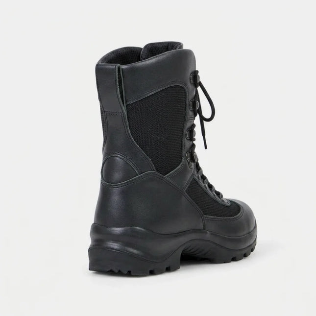Bottine cuir robuste style urbain unisexe - Vue 4 - Bottine